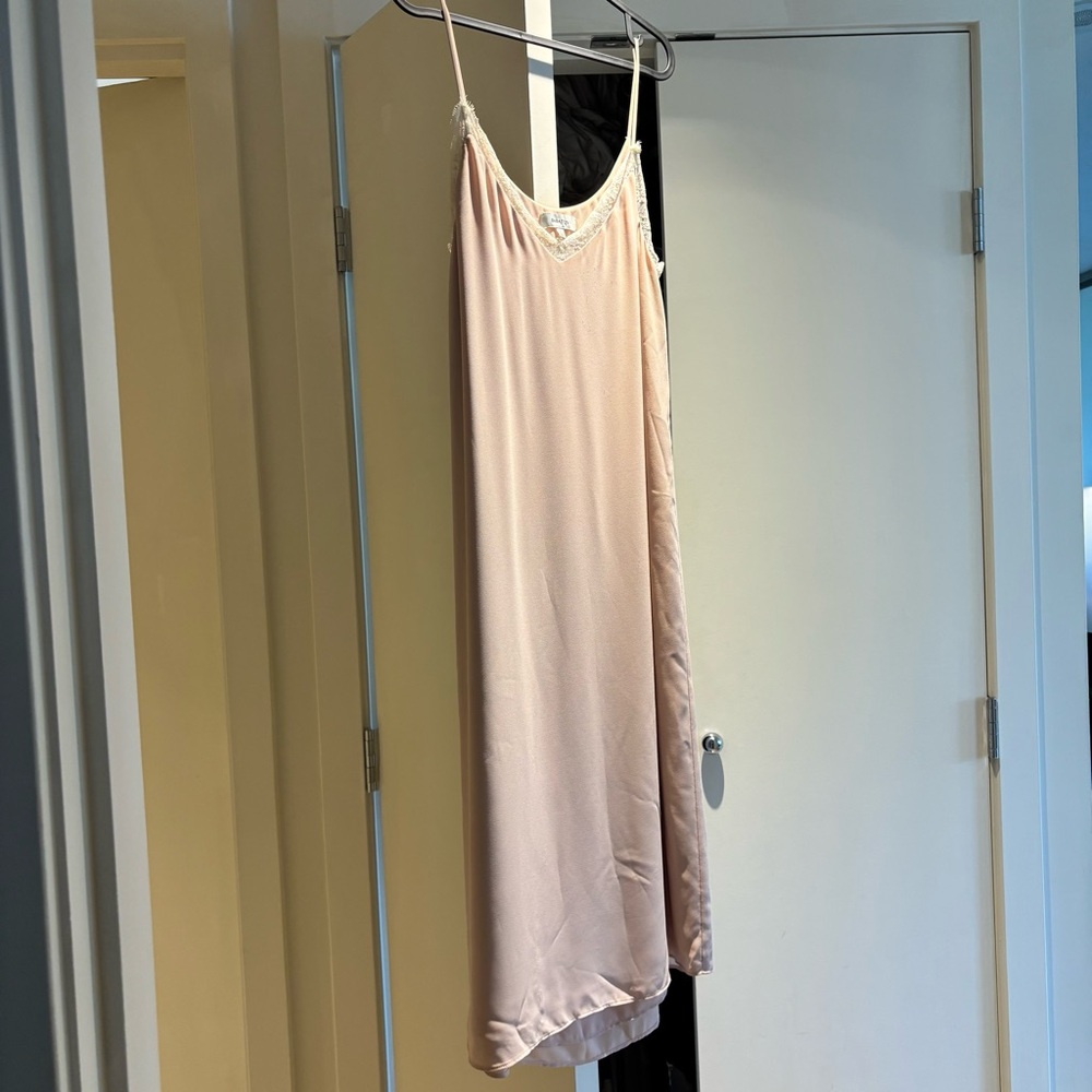 Aritzia Babaton Townsend Lace Slip Midi Dress